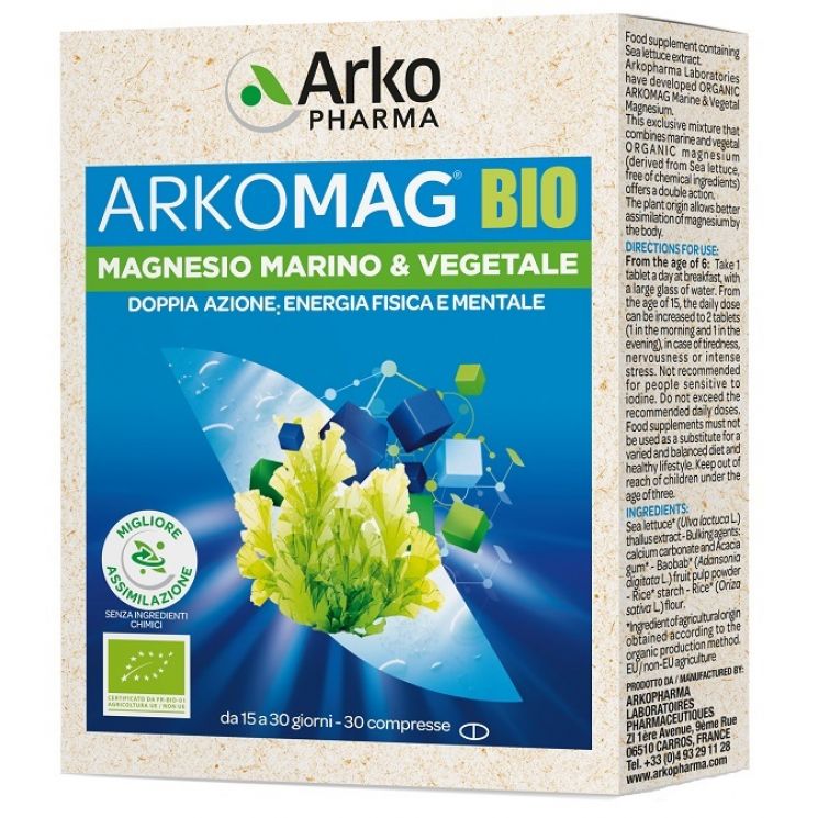 Arkomag Bio Magnesio Marino 30 Compresse